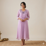 Blossom Lilac Lounge Dress - Image 4