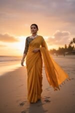 HANDLOOM KHADHI COTTON SAREE - Image 2