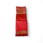 Royal Orange Traditional Silk Saree - Image 3