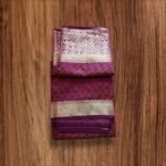 Royal Maroon Zari Silk Saree - Image 3