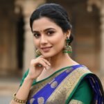 ROYAL EMERALD DOME JHUMKAS EARRINGS - Image 2