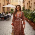 ETHNIC WRAP STYLE KURTI DRESS FOR WOMEN