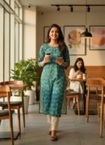 SIDE OPEN KURTI (LIVA APPROVED BRANDED KURTI) - Image 3