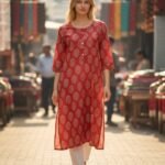 SIDE OPEN KURTI (LIVA APPROVED BRANDED KURTI)