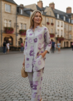 CHIC LILAC PRINT CO-ORD SET - Image 2